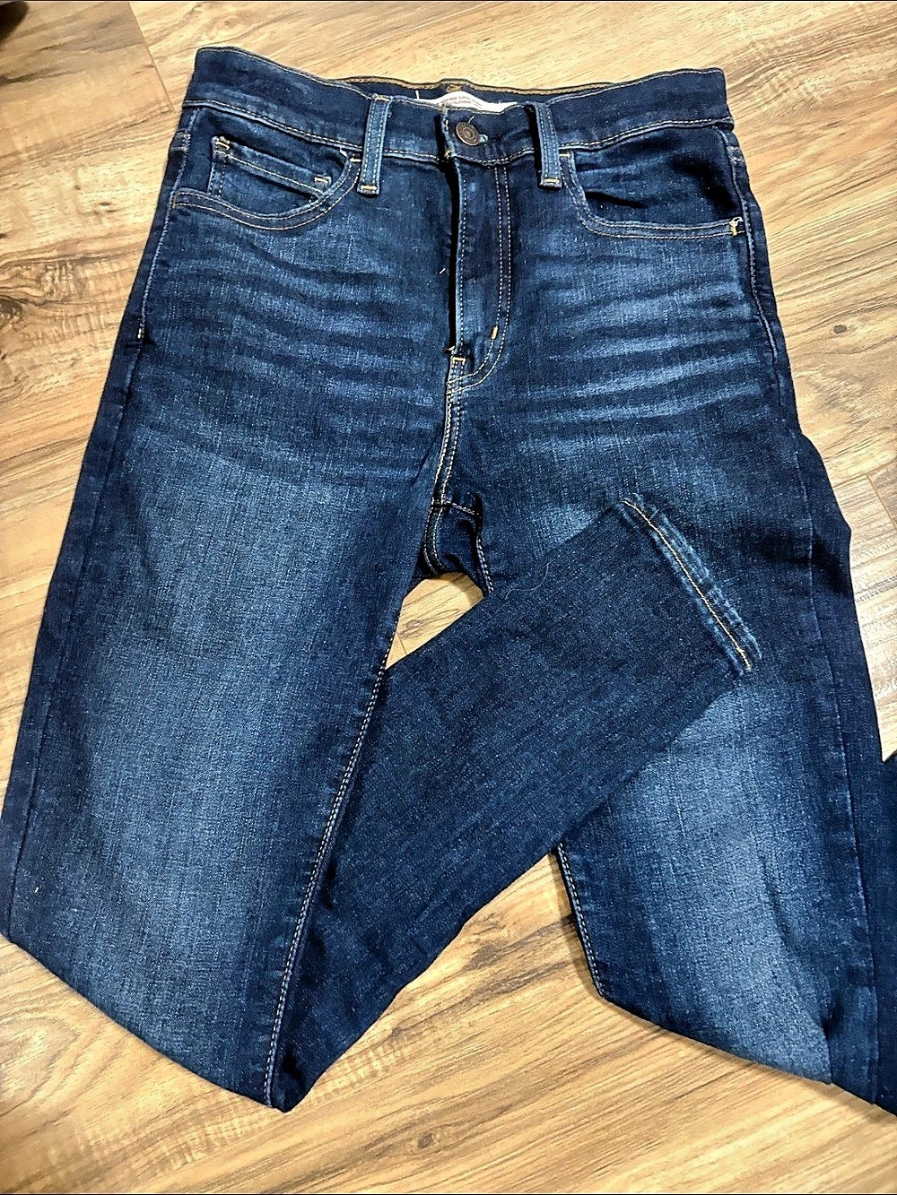 Levi's 720 High Rise Super Skinny Jeans Blue Waist 27